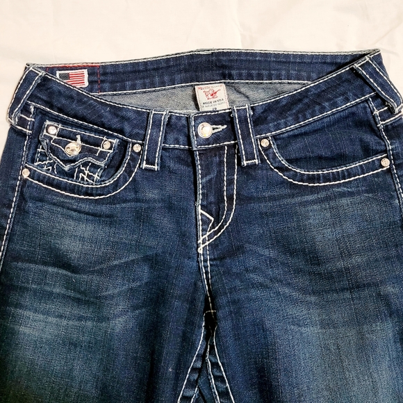 True Religion Jeans Women Flare & Wide Leg Jeans, Size 29 - Picture 2 of 16